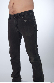 Nigel black jeans casual dressed thigh 0002.jpg